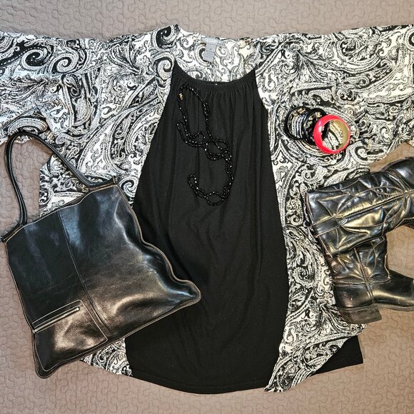 ASOS Black A-Line Mini Dress - Picture 1 of 7